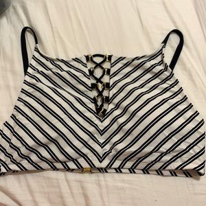 High neck bikini top